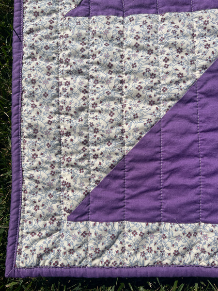 Handmade Baby Quilt: Triangle Mosaic
